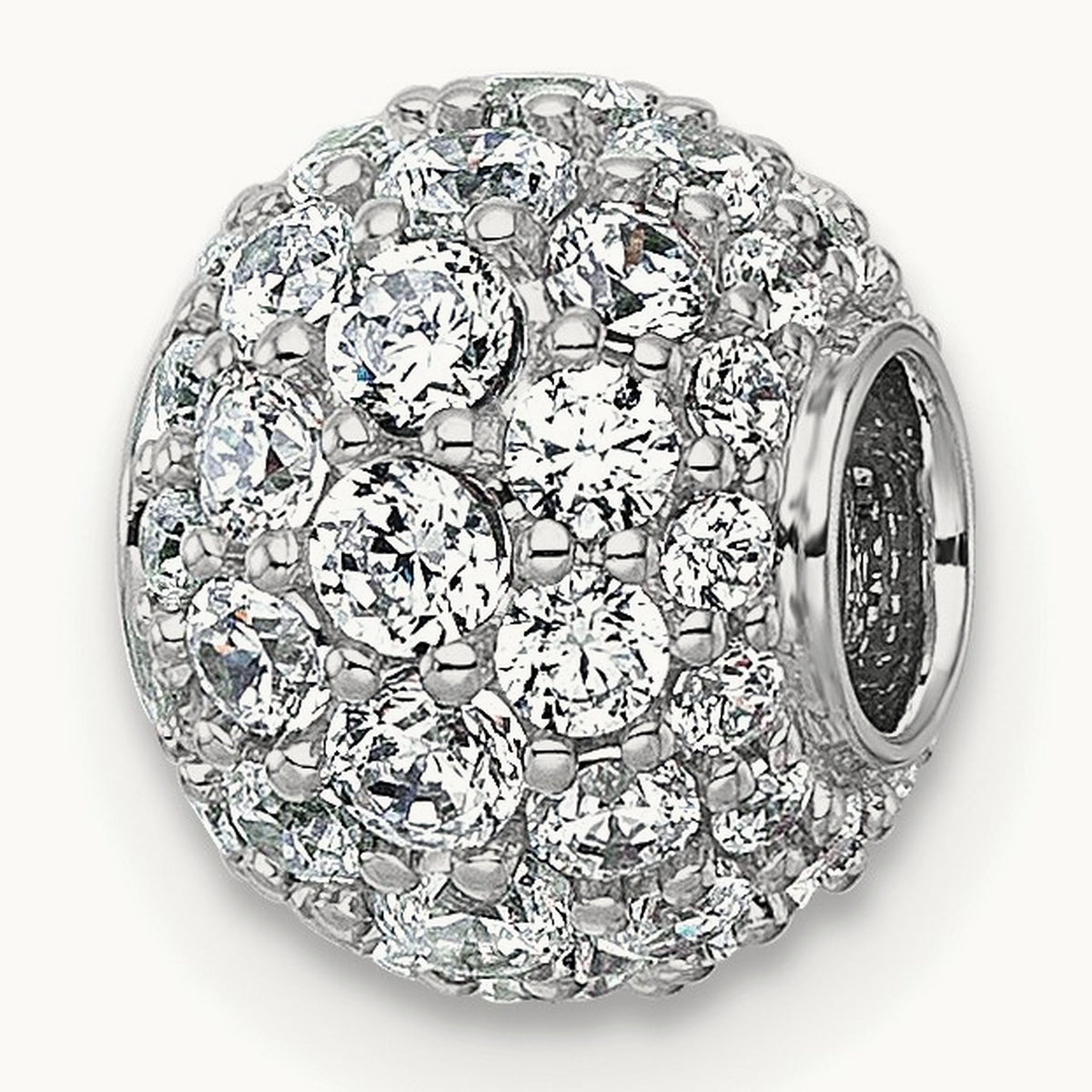 Sphere Slide Pendant, 1.00-4.25 ct tw Lab-Grown Diamond