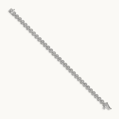 Circle Link Bracelet, 0.50 ct tw Lab-Grown Diamond