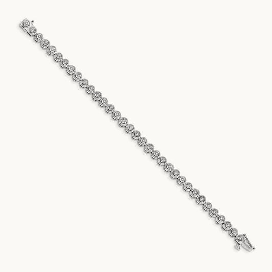 Circle Link Bracelet, 0.50 ct tw Lab-Grown Diamond
