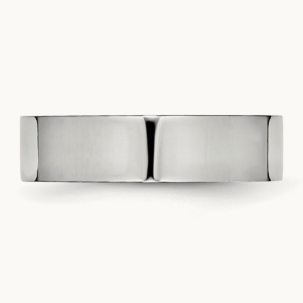Cobalt Flat Polished Band — 6mm