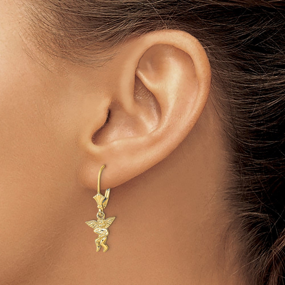 Angel Leverback Earrings — 28.5mm