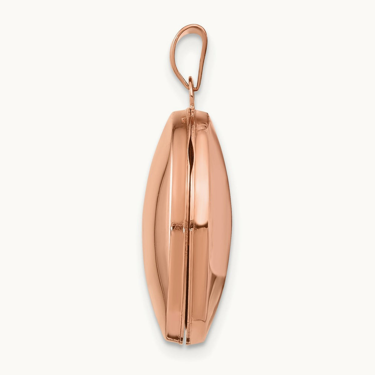 Round Locket, 20mm, 14K Rose Gold
