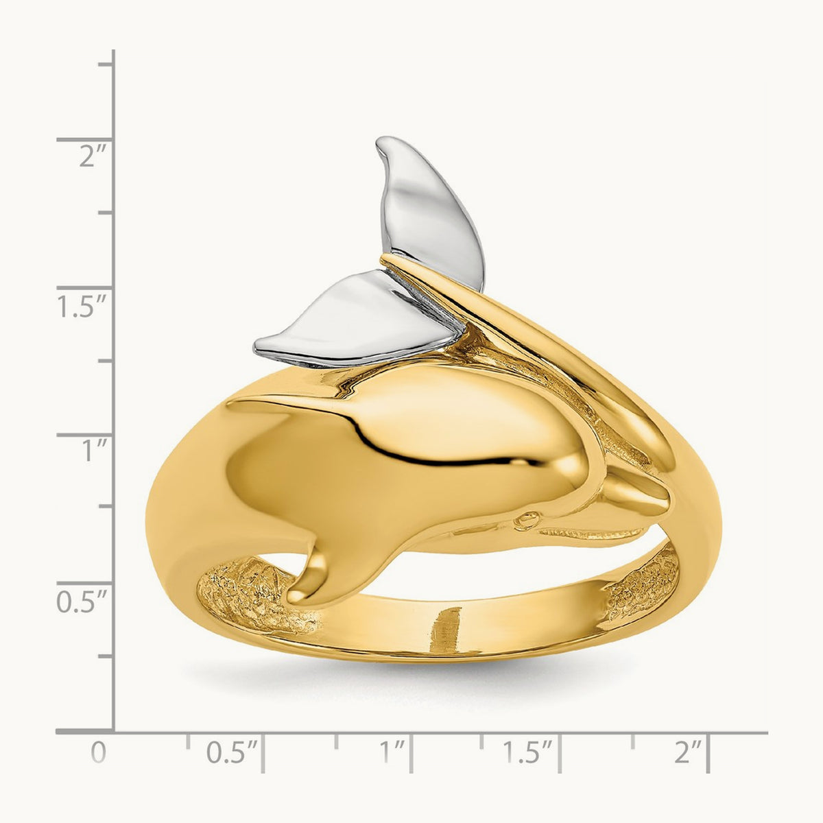 Polished Dolphin Ring — photo set