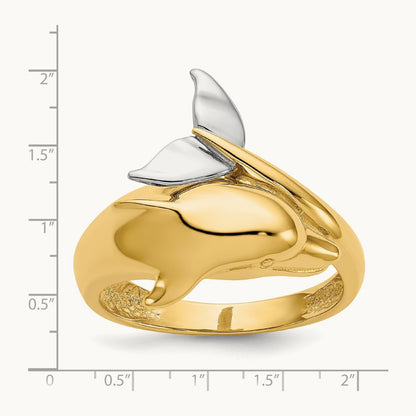 Polished Dolphin Ring — photo set