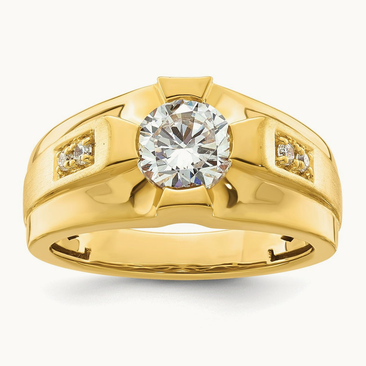 Men's Ring, 0.50 ct tw Lab-Grown Diamond