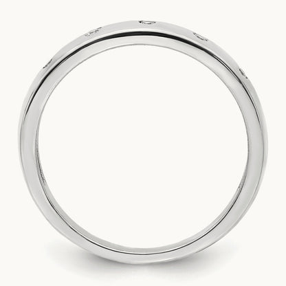 5-stone Diamond Ring — 14K White Gold