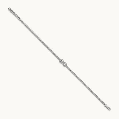 With Ext. Tennis Bracelet, 3.00 ct tw Lab-Grown Diamond