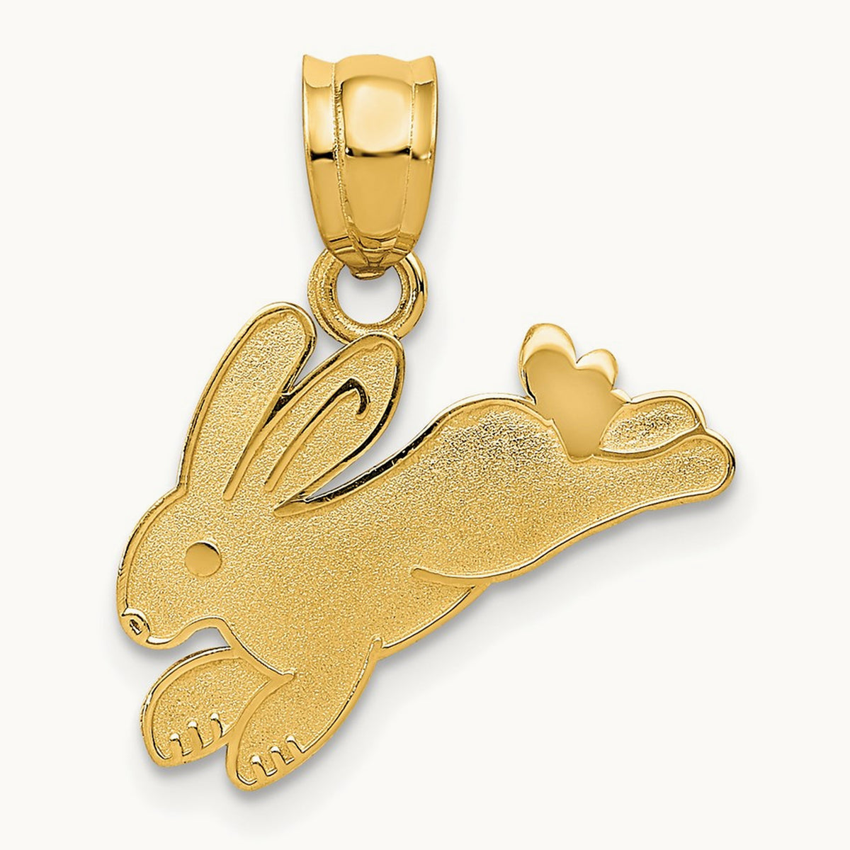Rabbit Charm, 14K