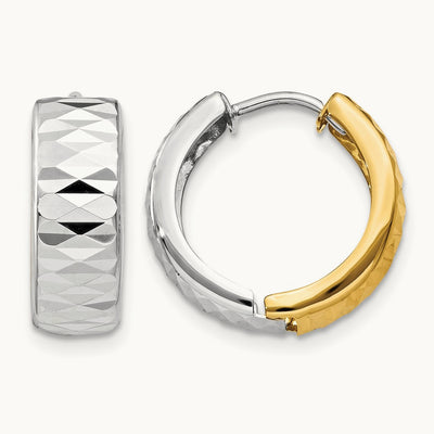 Textured Hoop Earrings — photo set