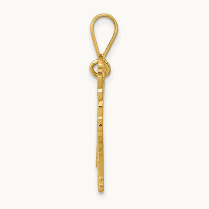 Golden Retriever Pendant, 14K
