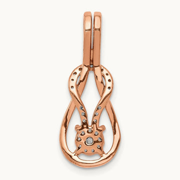 Knot Chain Slide, 0.15 ct tw Lab-Grown Diamond