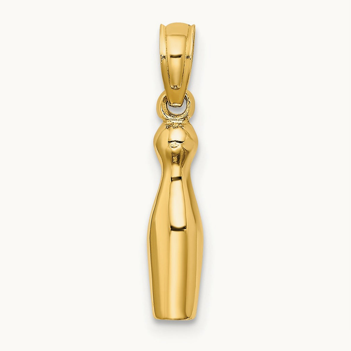 3-D Bowling Charm, 14K