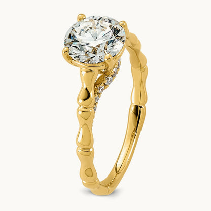 Round Center Ring, 1 5/8-3 1/6 ct Lab-Grown Diamond