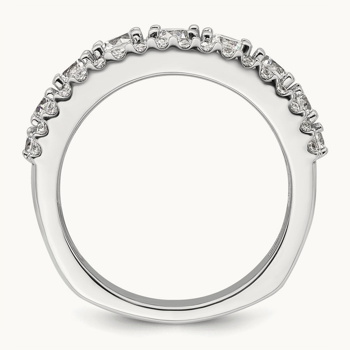 Fashion Band, 1.50 ct tw Lab-Grown Diamond — 14K White Gold