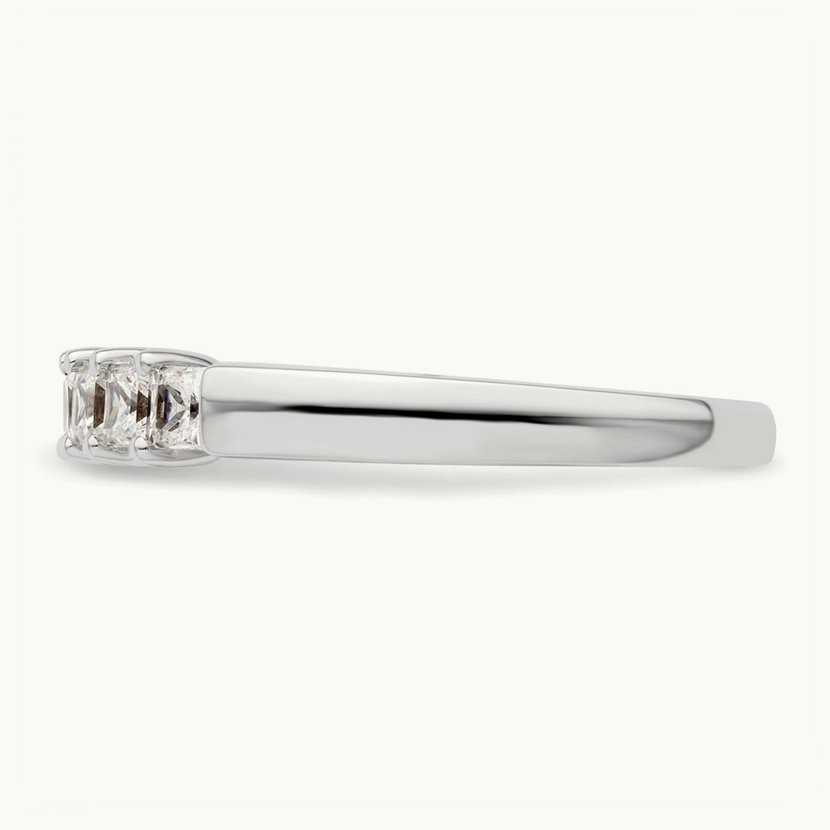 5-Stone Diamond Band, 14K White Gold