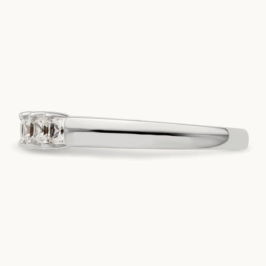 5-Stone Diamond Band, 14K White Gold