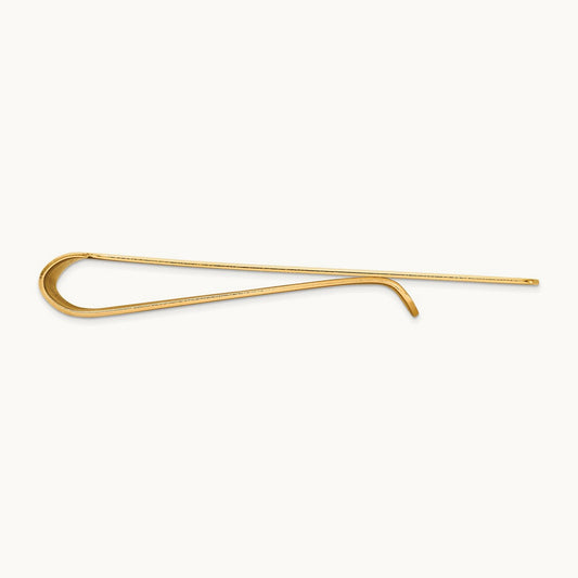 Men's Polished Money Clip — 14K Yellow Gold