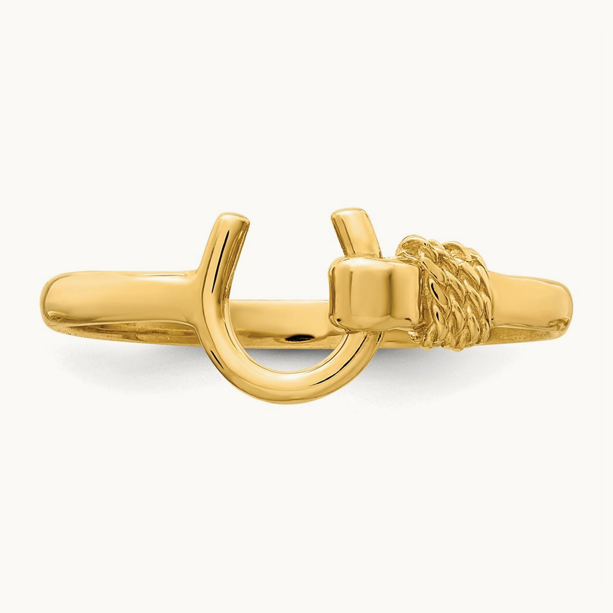 Horseshoe Ring, 14K
