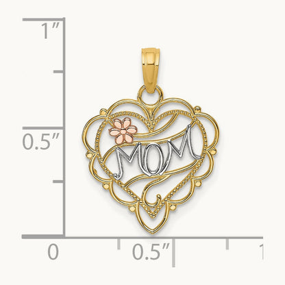 w/ MOM Heart w/Flower Charm — photo set