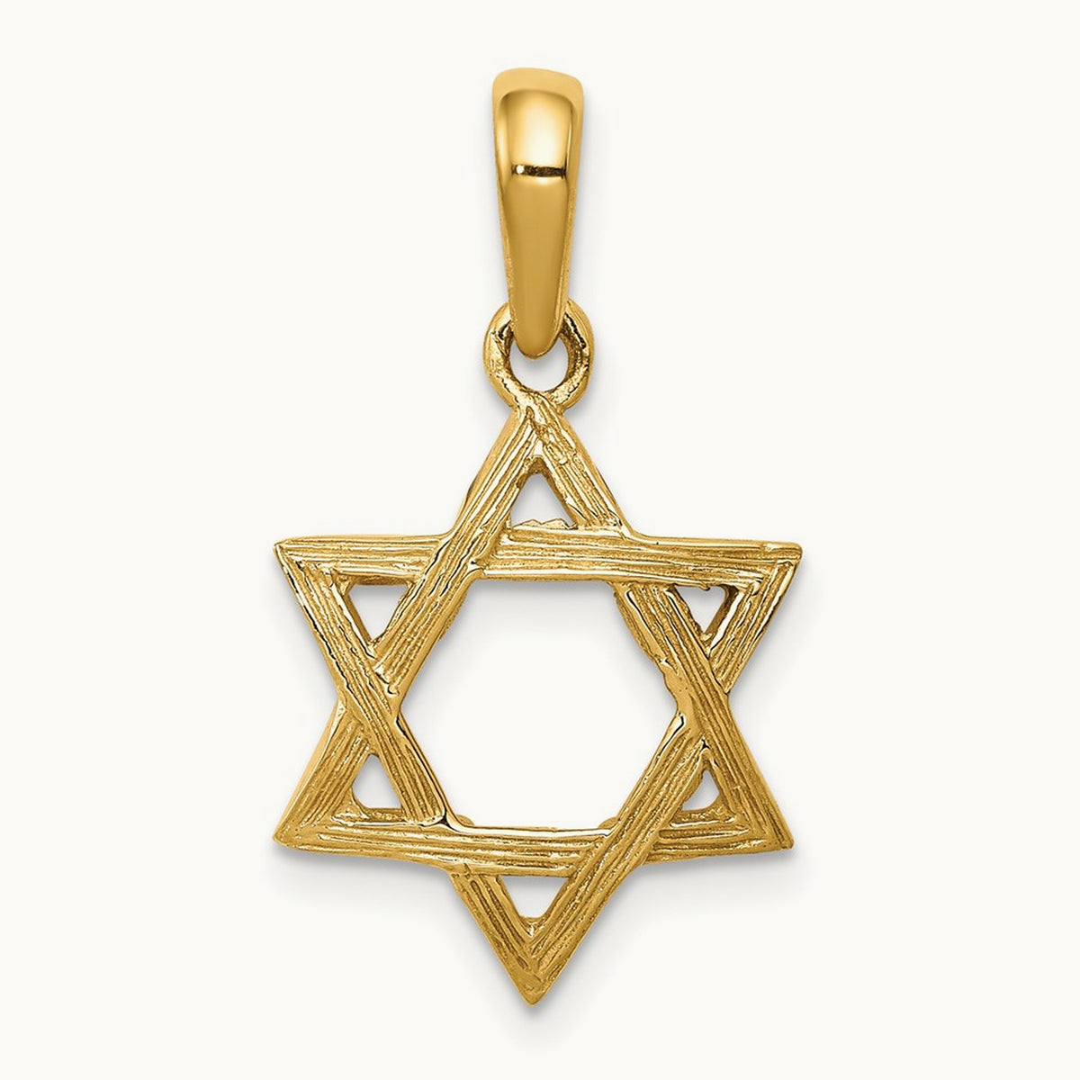 Star of David Pendant, 14K