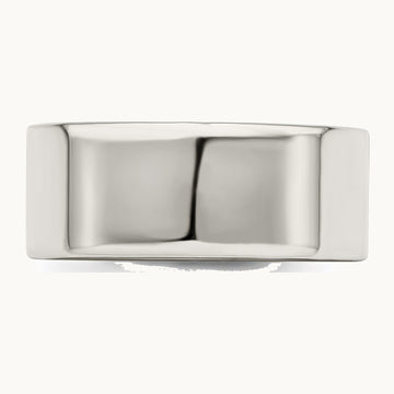 Sterling Silver 8mm Lightweight Flat Band
