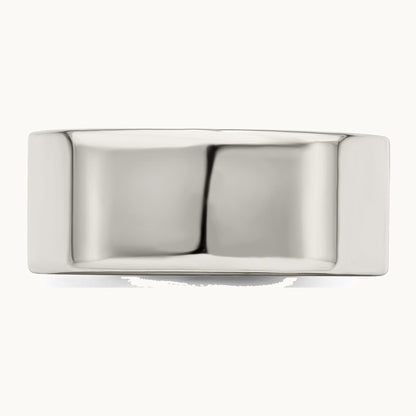 Sterling Silver 8mm Lightweight Flat Band