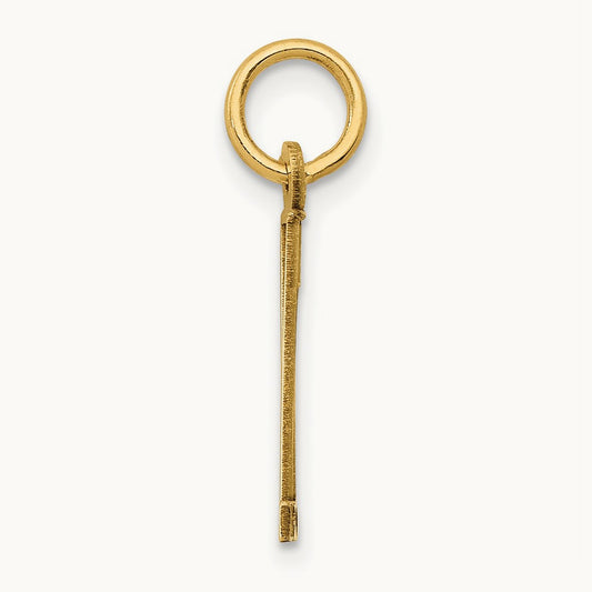 Small Elongated Number 11 Charm, 14K