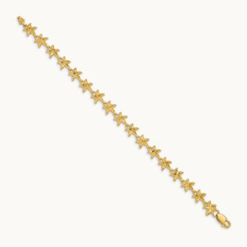 Starfish Bracelet, 14K