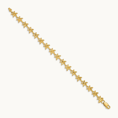 Starfish Bracelet, 14K