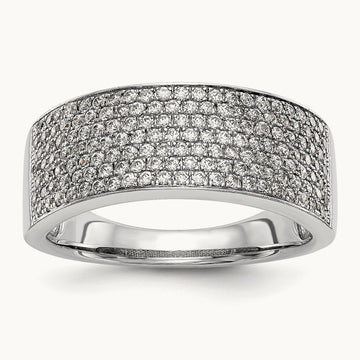Micro Pave Band, 0.75 ct tw