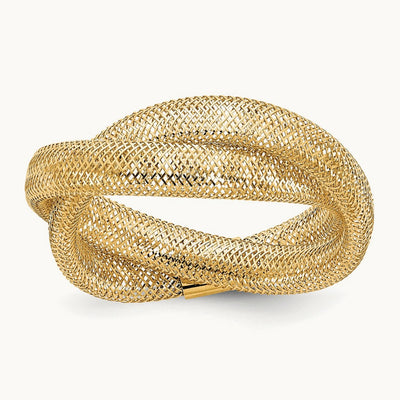 Twisted Woven Ring — 14K Yellow Gold
