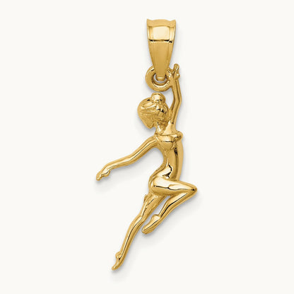 Dancer Pendant, 14K