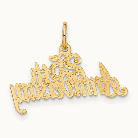 25th ANNIVERSARY Charm, 14K