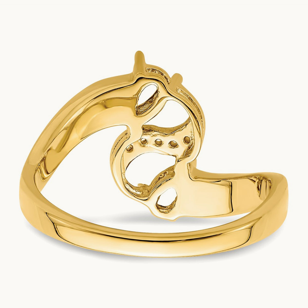 Synthetic Family Jewelry Ring, 14K