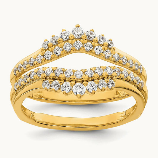 Complete Diamond Ring Guard, 14K
