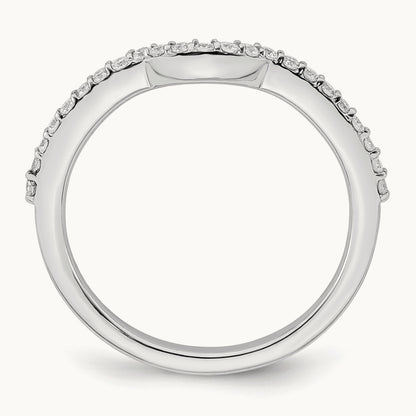 Diamond Wedding Band, 14K White Gold