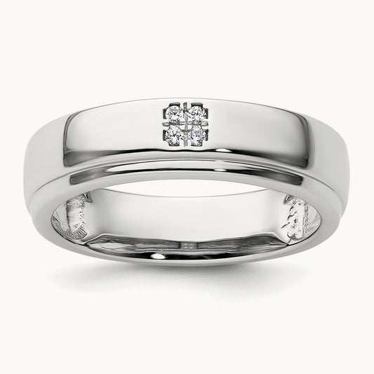 Diamond Womens Complete Wedding Band — photo set