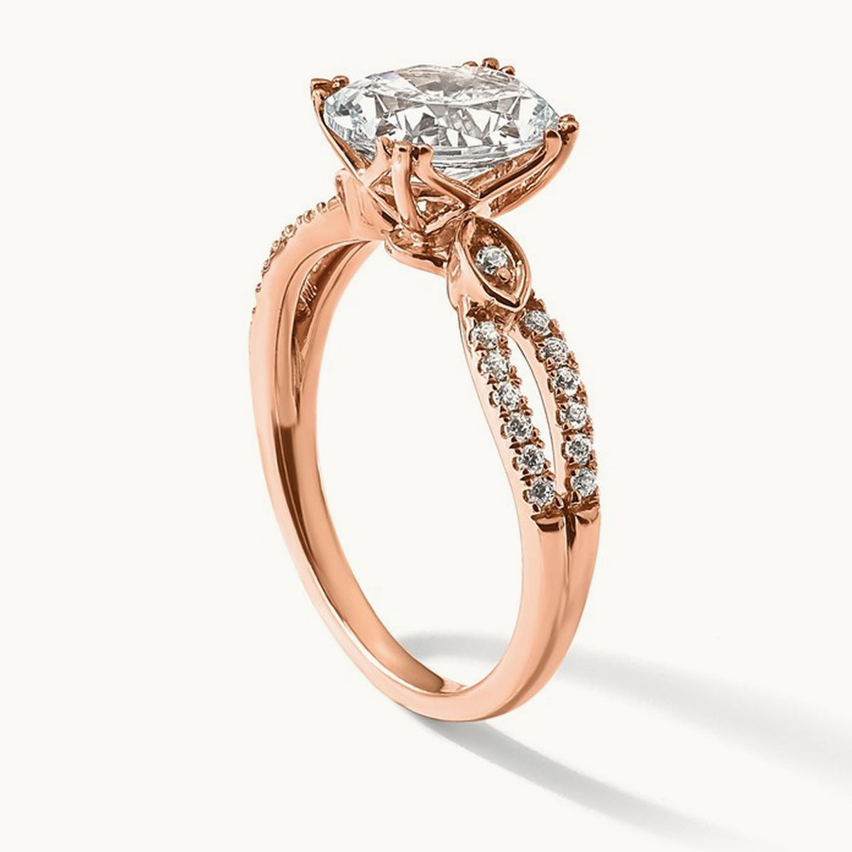 Oval Semi-Mount Engagement Ring, 1/2-2 ct
