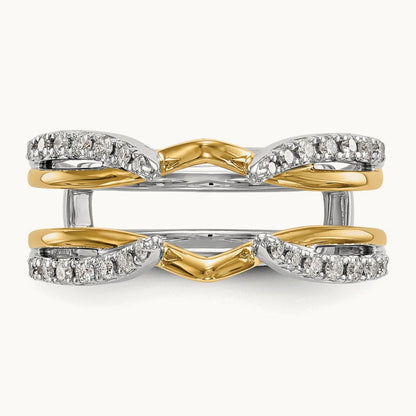 Diamond Guard, 14K Two-tone