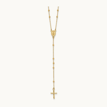 Polished Rosary, 14K