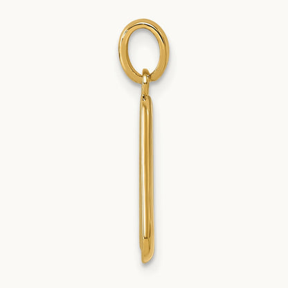 Fancy Letter A, 14K Yellow Gold