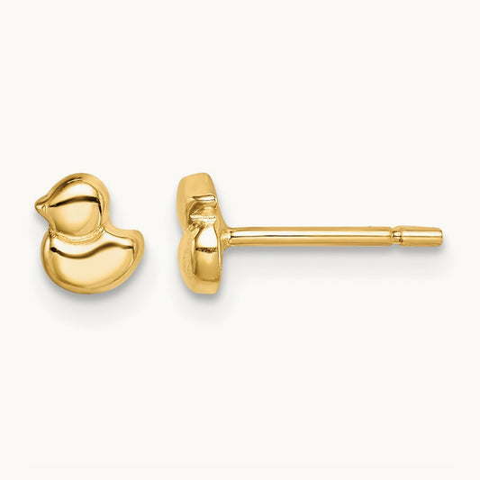 Madi K Duck Post Earrings, 14K