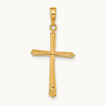 Cross Pendant, 14K