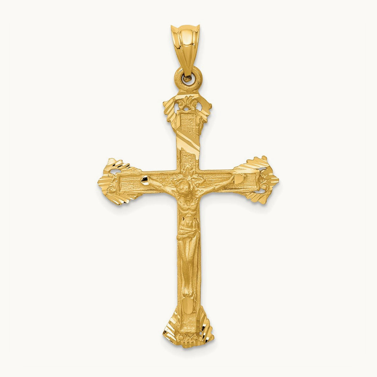 Crucifix Charm, 14K