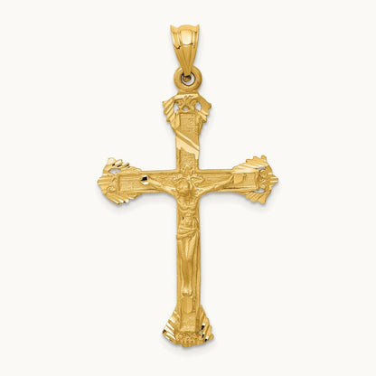 Crucifix Charm, 14K