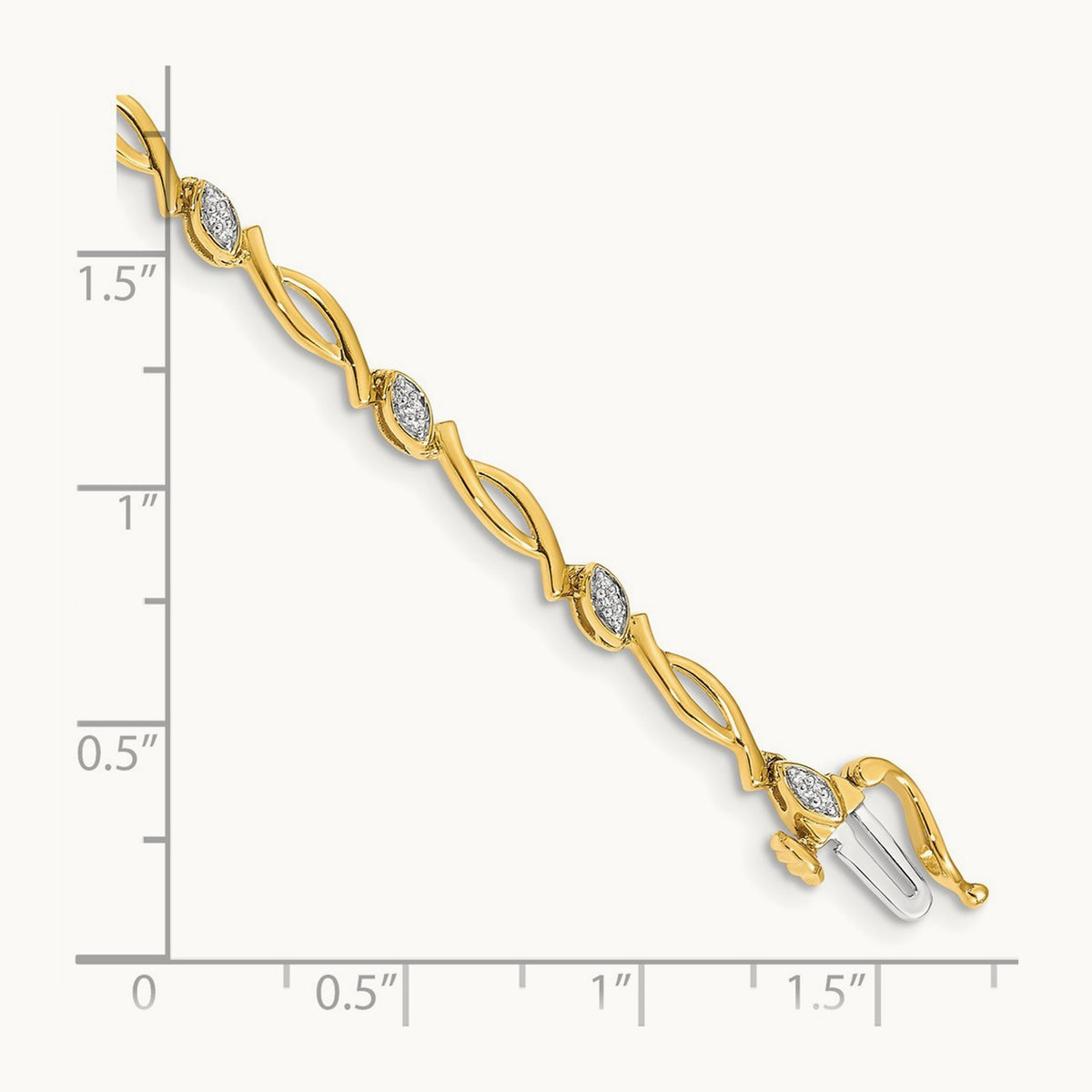 Diamond Bracelet, 14K