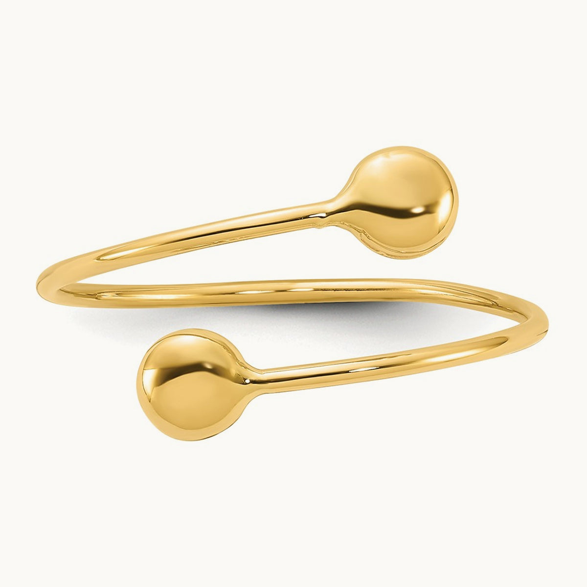 Polished Adjustable Fashion Ring, 14K