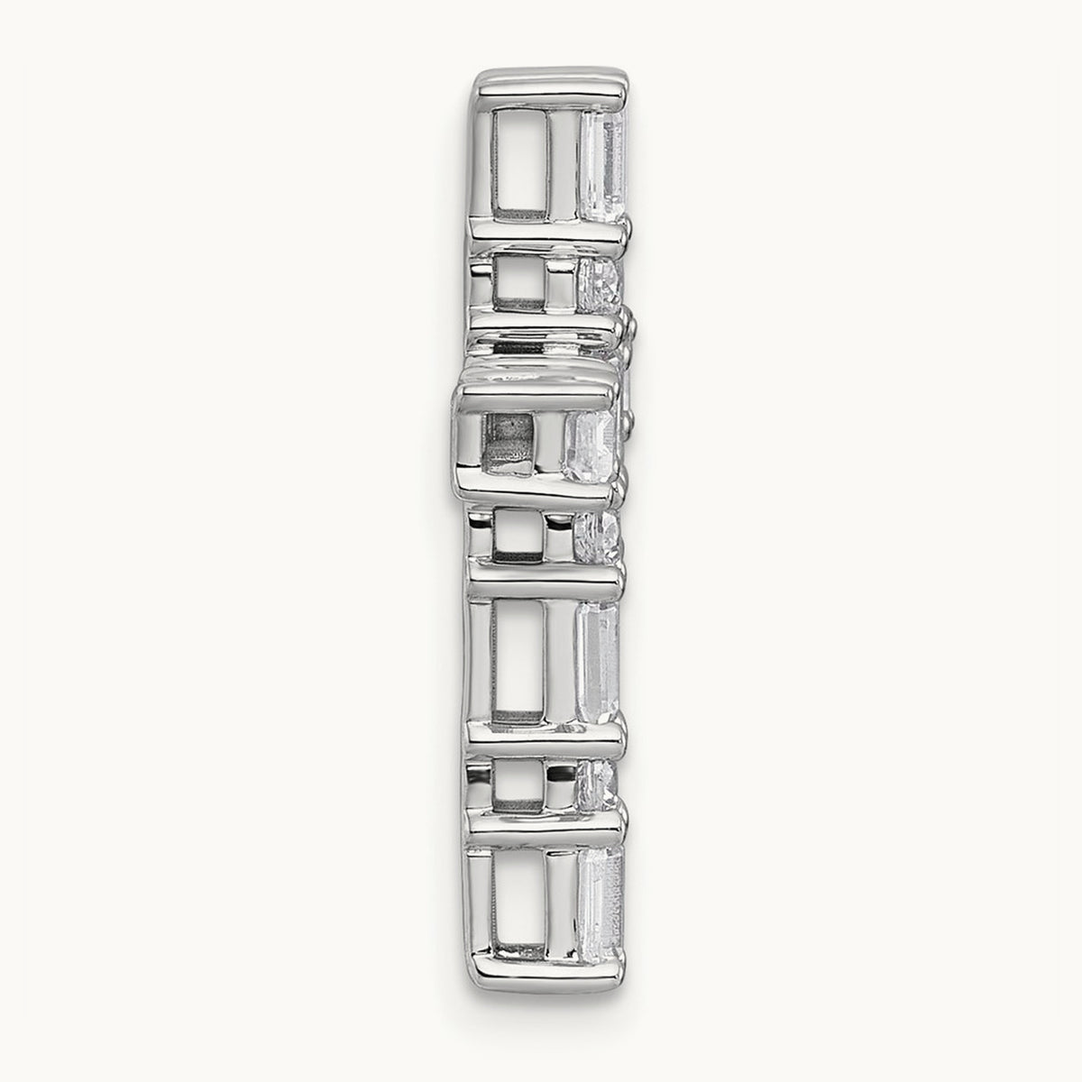 Cross Chain Slide Pendant, 1.00-2.25 ct tw Lab-Grown Diamond