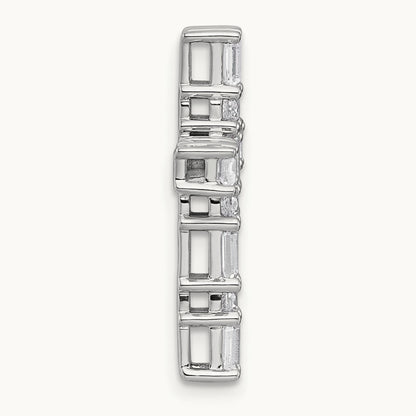 Cross Chain Slide Pendant, 1.00-2.25 ct tw Lab-Grown Diamond