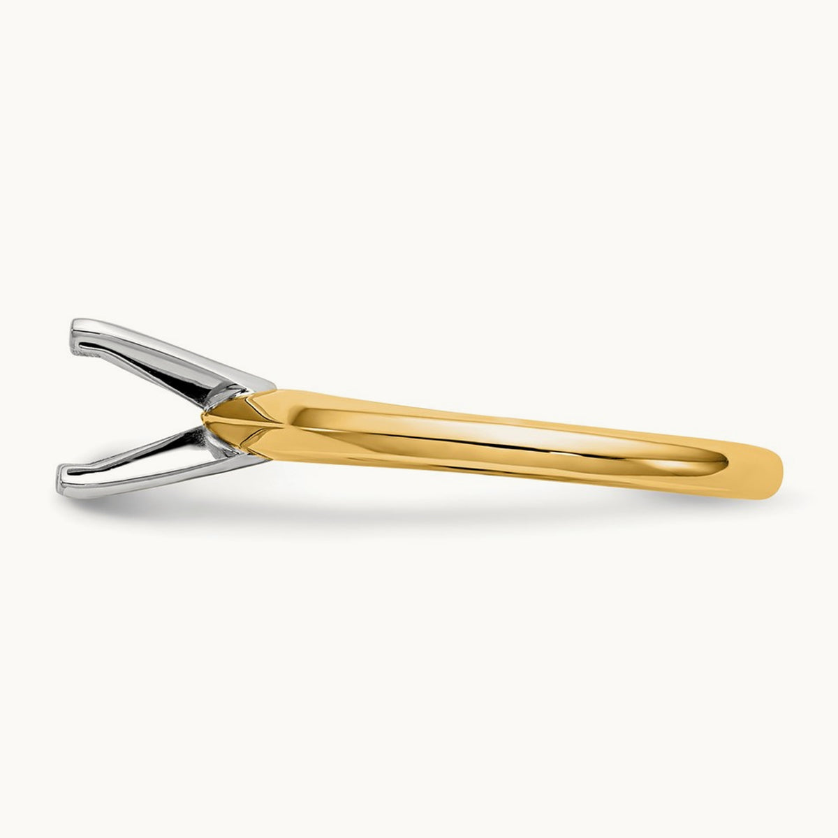 1ct. Lightweight Knife Edge Half-Round Mounting, 14K Two-tone